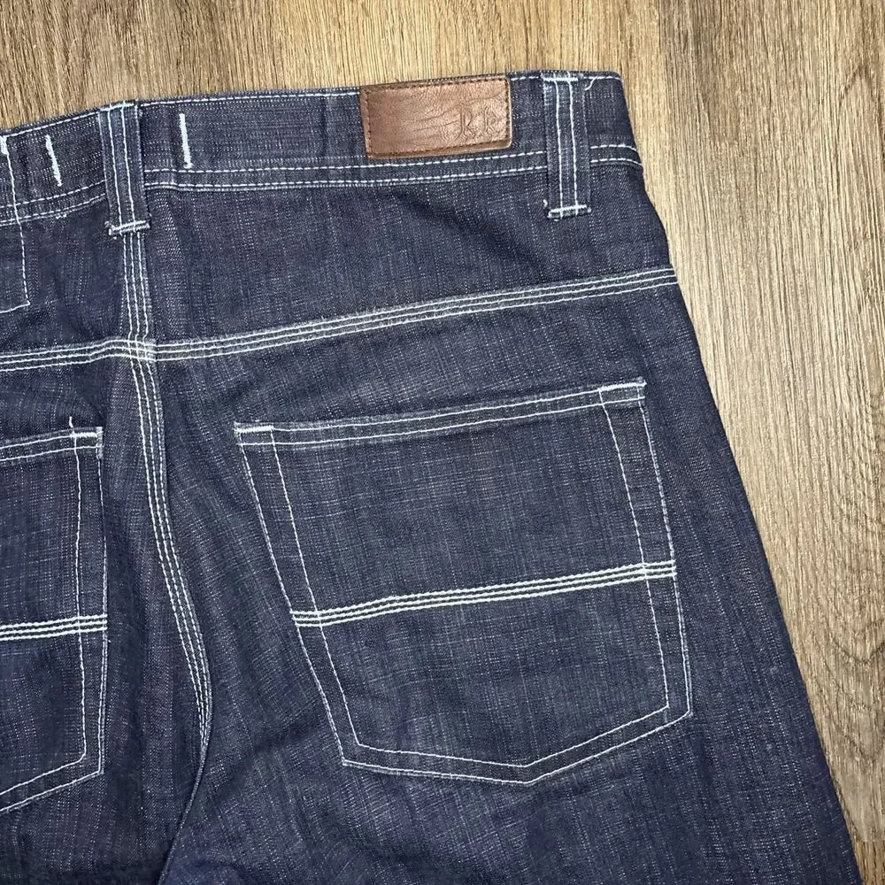 Rich Kids RK Jeans Mens 36x34‎ Blue Denim Pants 90s Hip Hop Baggy Y2K Vintage